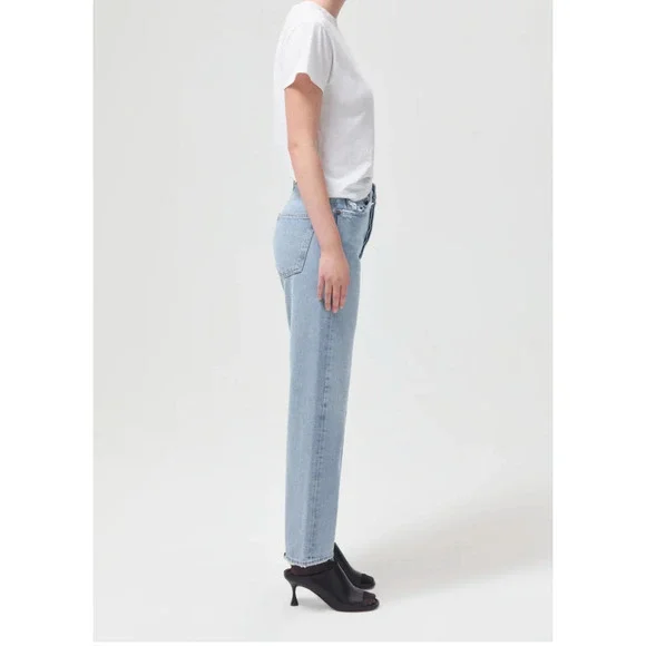 Agolde 90's Mid Rise Straight in Snapshot Size 24 - Picture 10 of 11